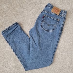 Levi's Straight Leg Blue Jeans